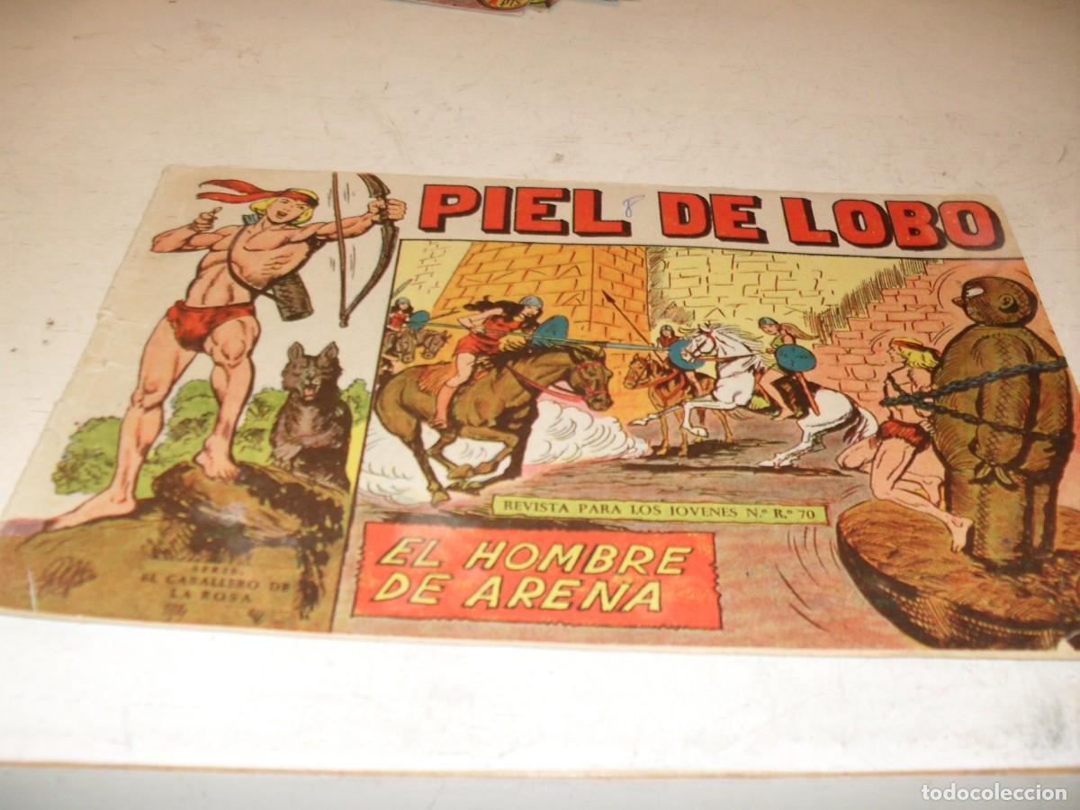 Tebeos: (ORIGINAL),PIEL DE LOBO,N&ordm; 50,EL HOMBRE DE ARENA,DE M.GAGO,DE 90 ,MAGA,1959