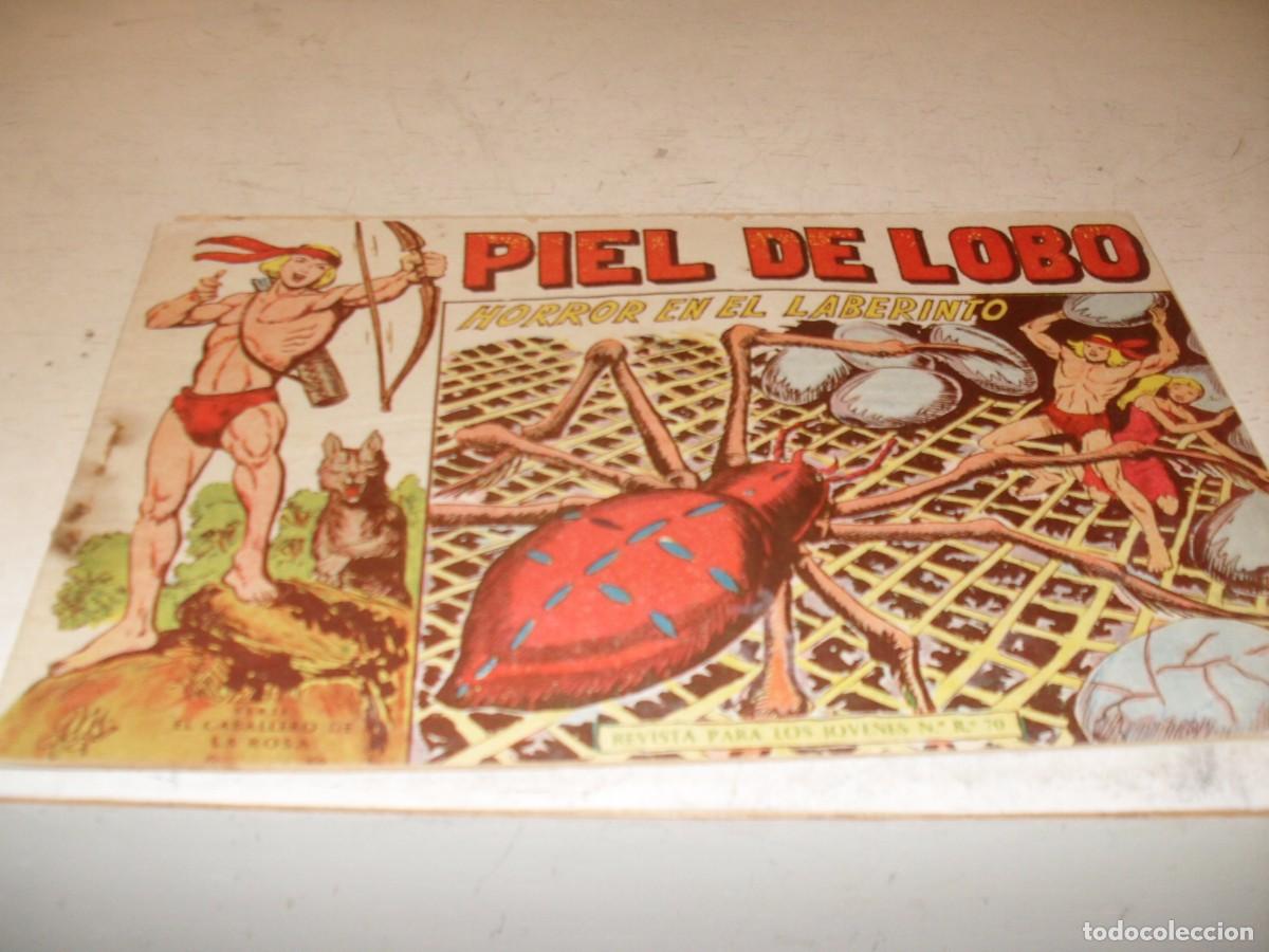 Tebeos: (ORIGINAL),PIEL DE LOBO,N&ordm; 48,HORROR EN EL LABERINTO,DE M.GAGO,DE 90 ,MAGA,1959