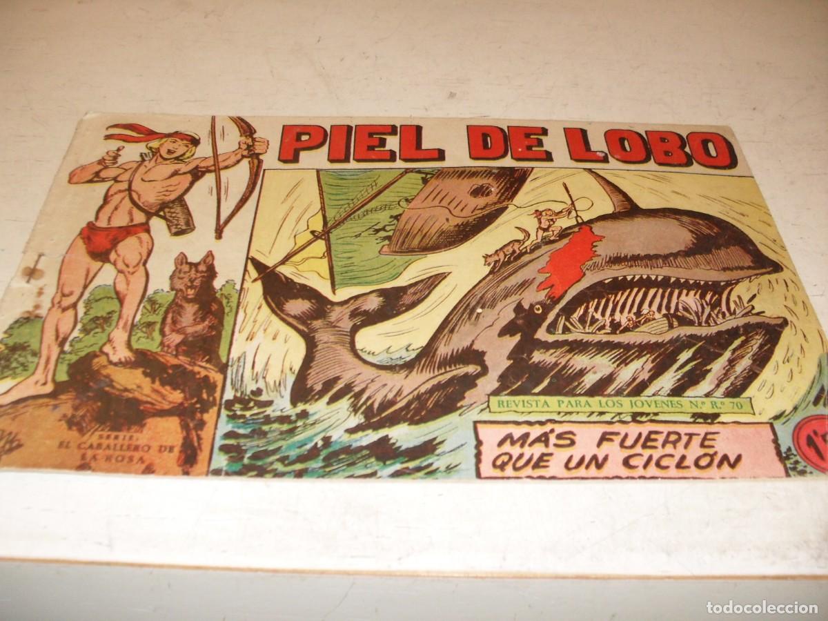 Tebeos: (ORIGINAL),PIEL DE LOBO N&ordm; 39,MAS FUERTE QUE UN CICLON,DE M.GAGO,DE 90 ,MAGA,1959