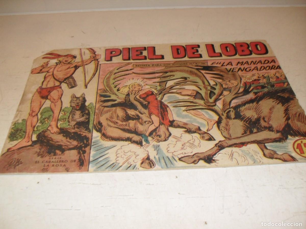 Tebeos: (ORIGINAL),PIEL DE LOBO N&ordm; 33,LA MANADA VENGADORA,DE M.GAGO,DE 90 ,MAGA,1959