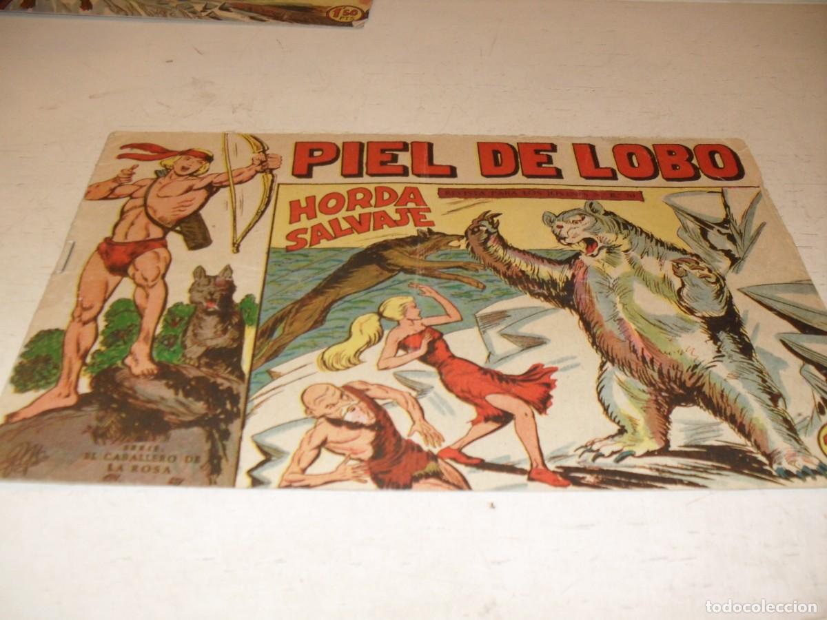 Tebeos: (ORIGINAL),PIEL DE LOBO N&ordm; 31,HORDA SALVAJE,DE M.GAGO,DE 90 ,MAGA,1959