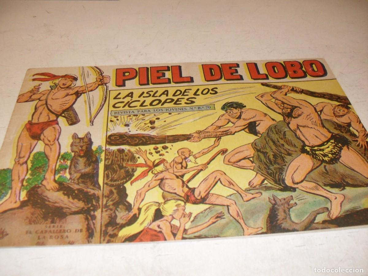 Tebeos: (ORIGINAL),PIEL DE LOBO N&ordm; 30,LA ISLA DE LOS CICLOPES,DE M.GAGO,DE 90 ,MAGA,1959
