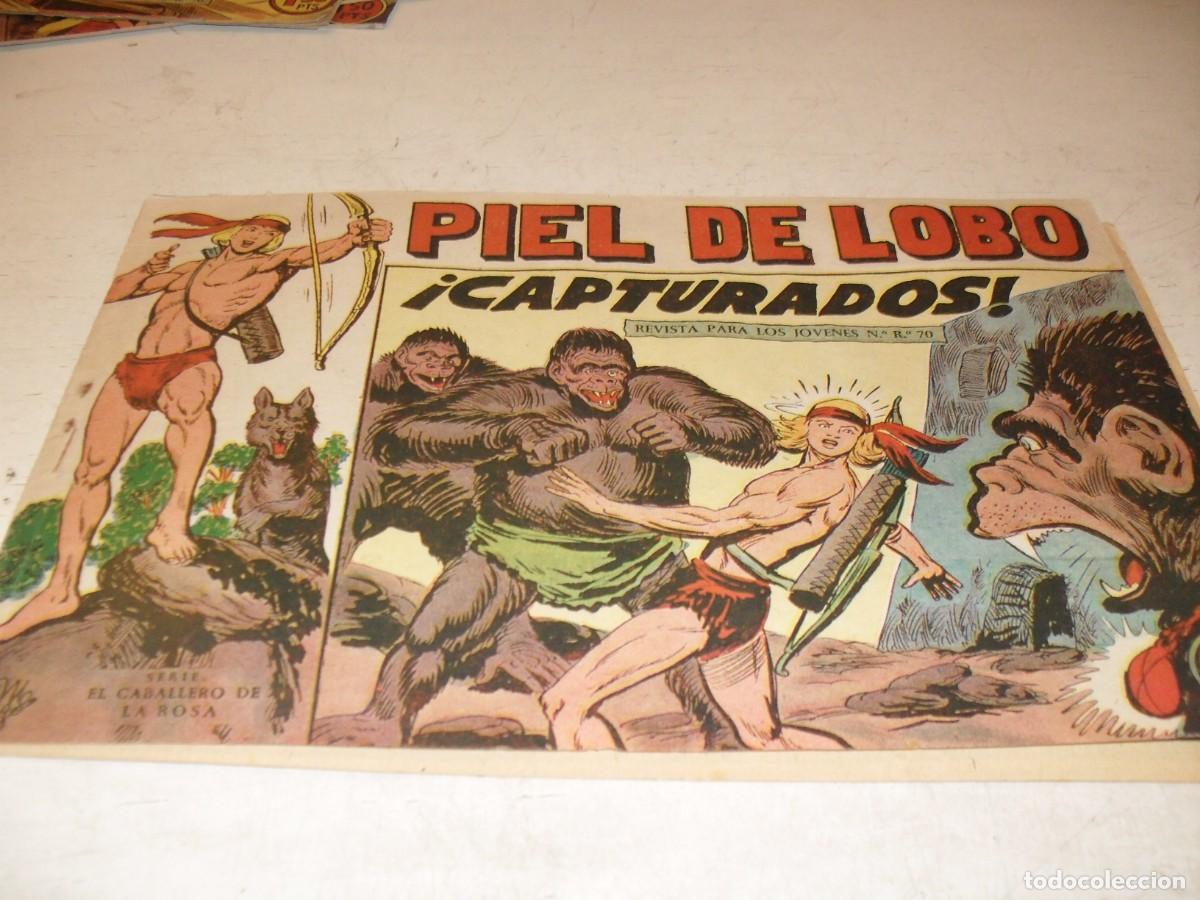 Tebeos: (ORIGINAL),PIEL DE LOBO N&ordm; 28,CAPTURADOS&iexcl;&iexcl;,DE M.GAGO,DE 90 ,MAGA,1959