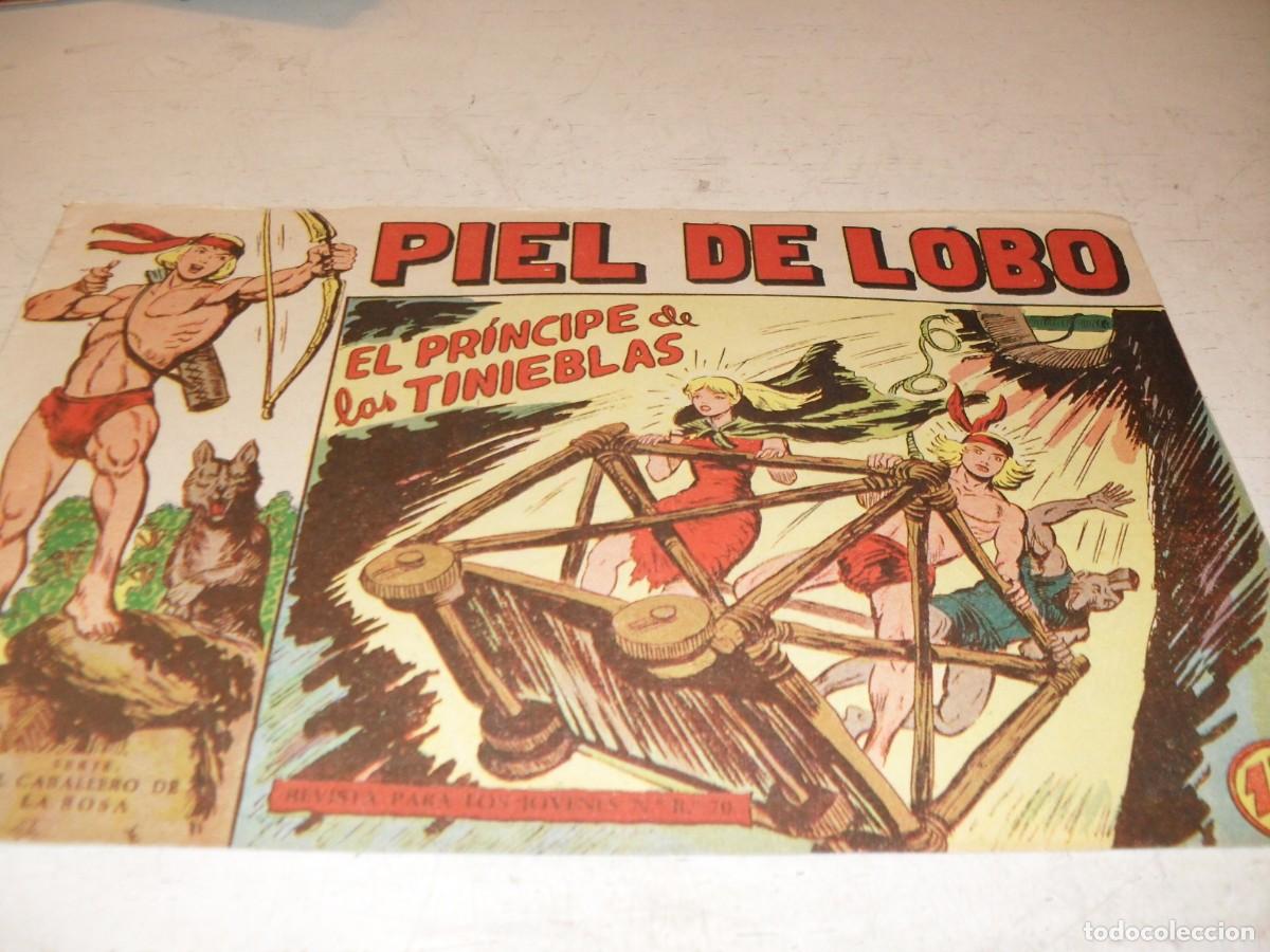 Tebeos: (ORIGINAL),PIEL DE LOBO N&ordm; 25,EL PRINCIPE DE LAS TINIEBLAS,DE M.GAGO,DE 90 ,MAGA,1959