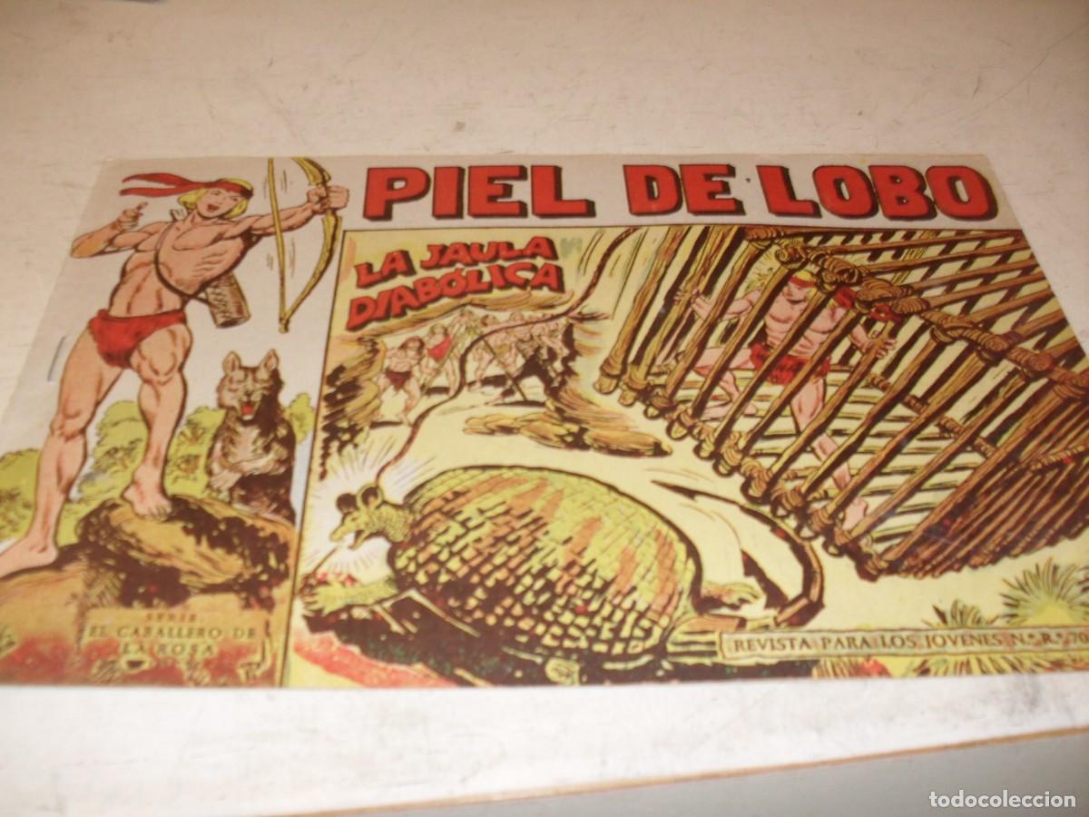 Tebeos: (ORIGINAL),PIEL DE LOBO N&ordm; 21,LA JAULA DIABOLICA,DE M.GAGO,DE 90 ,MAGA,1959