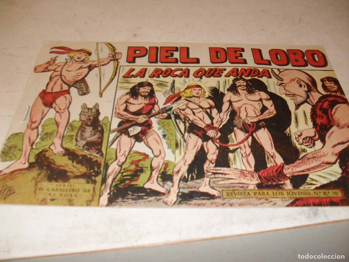 Tebeos: (ORIGINAL),PIEL DE LOBO N&ordm; 20,LA ROCA QUE ANDA,DE M.GAGO,DE 90 ,MAGA,1959