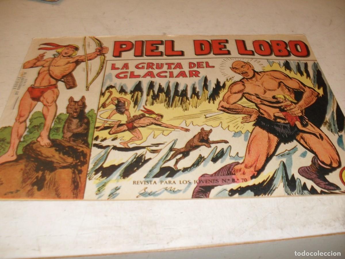 Tebeos: (ORIGINAL),PIEL DE LOBO N&ordm; 18,LA RUTA DEL GLACIAR,DE M.GAGO,DE 90 ,MAGA,1959
