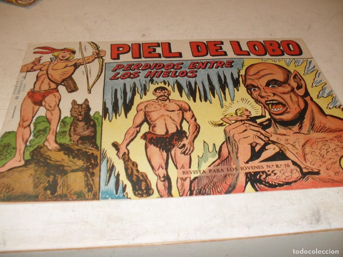 Tebeos: (ORIGINAL),PIEL DE LOBO N&ordm; 17,PERDIDOS ENTRE LOS HIELOS,DE M.GAGO,DE 90 ,MAGA,1959