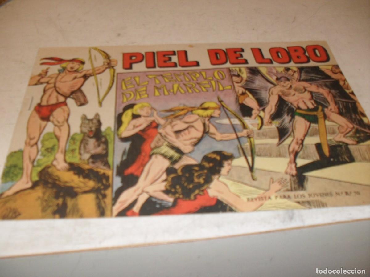 Tebeos: (ORIGINAL),PIEL DE LOBO N&ordm; 12,EL TEMPLO DE MARFIL,DE M.GAGO,DE 90 ,MAGA,1959