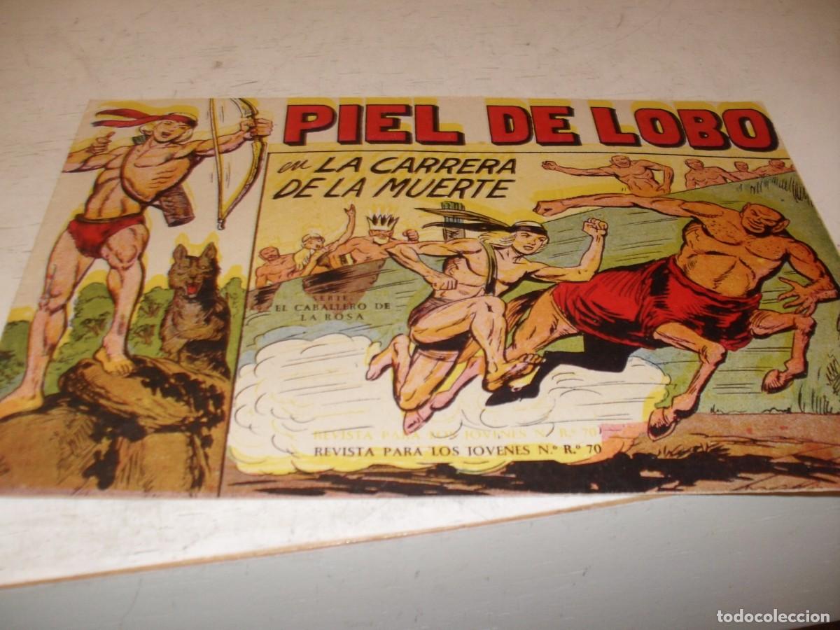 Tebeos: (ORIGINAL),PIEL DE LOBO N&ordm; 6,PRIMEROS N&ordm;,LA CARRERA DE LA MUERTE,DE M.GAGO,DE 90 ,MAGA,1959