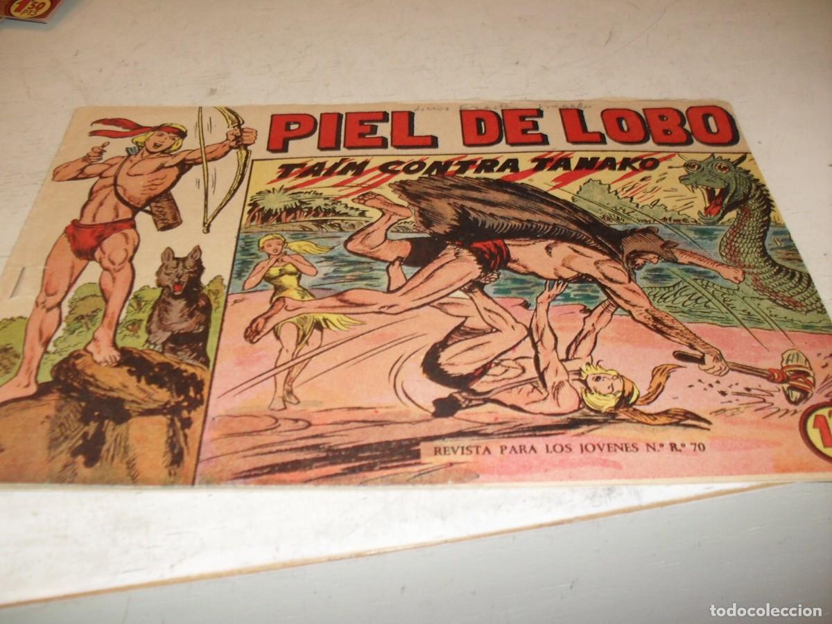 Tebeos: (ORIGINAL),PIEL DE LOBO N&ordm; 4,PRIMEROS N&ordm;,TAIM CONTRA TAMAKO,DE M.GAGO,DE 90 ,MAGA,1959