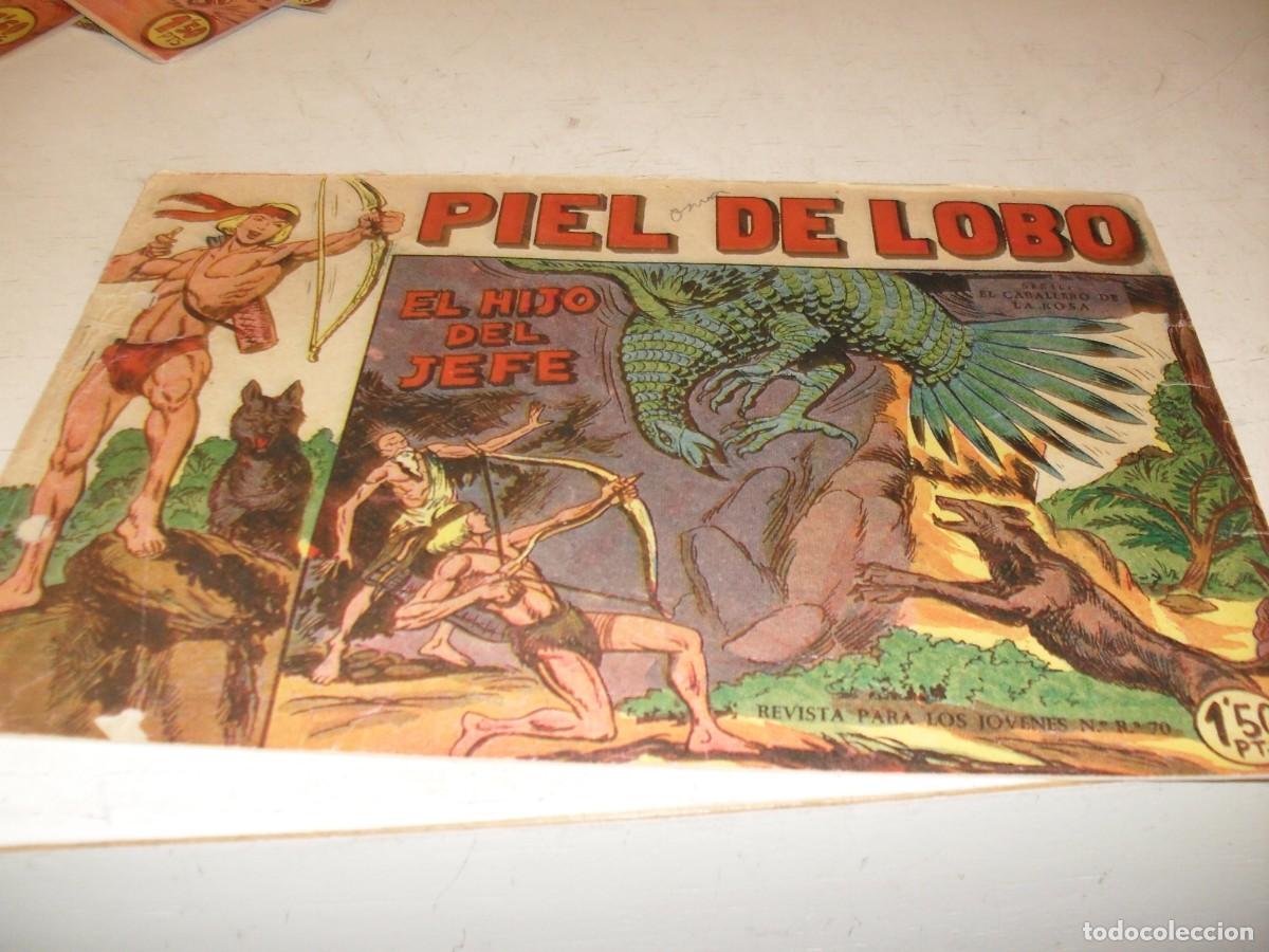 Tebeos: (ORIGINAL),PIEL DE LOBO N&ordm; 2,PRIMEROS N&ordm;,EL HIJO DEL JEFE,DE M.GAGO,DE 90 ,MAGA,1959