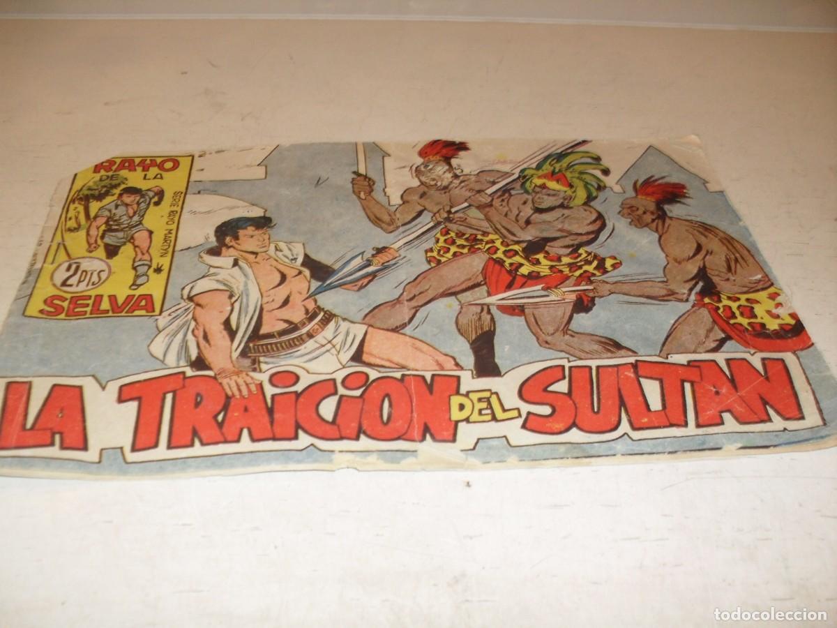 Tebeos: (ORIGINAL),RAYO DE LA SELVA N&ordm; 51,LA TRAICION DEL SULTAN,DE A.GUERRERO,DE 83 ,MAGA,1960