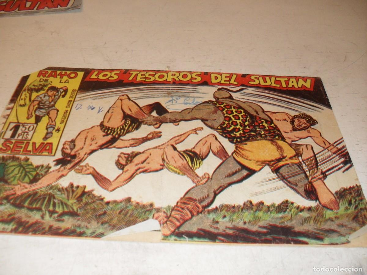 Tebeos: (ORIGINAL),RAYO DE LA SELVA N&ordm; 46,LOS TESOROS DEL SULTAN,DE A.GUERRERO,DE 83 ,MAGA,1960