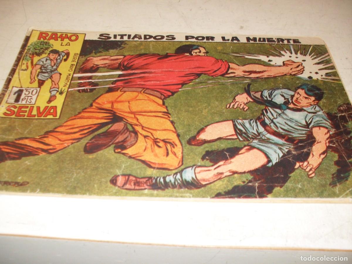 Tebeos: (ORIGINAL),RAYO DE LA SELVA N&ordm; 25,SITIADOS POR LA MUERTE,DE A.GUERRERO,DE 83 ,MAGA,1960