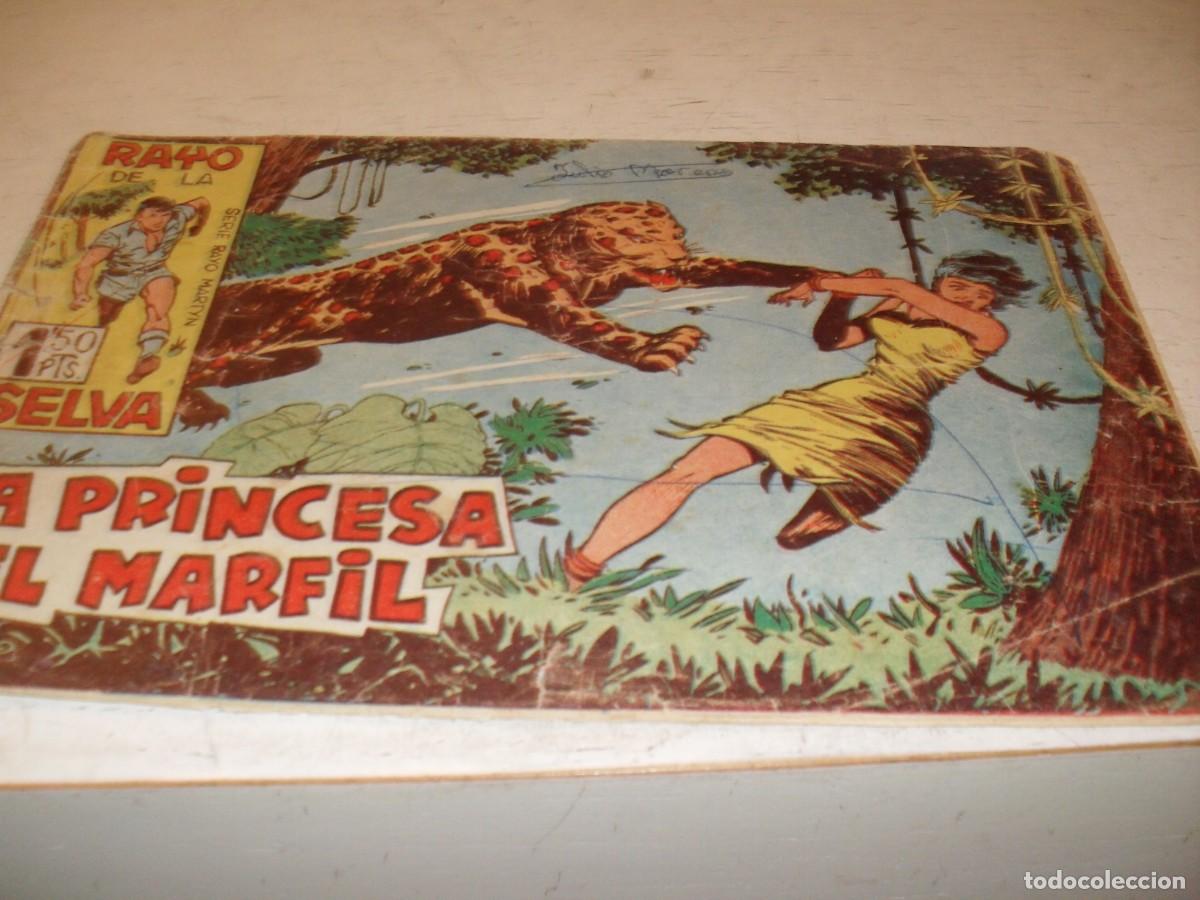 Tebeos: (ORIGINAL),RAYO DE LA SELVA N&ordm; 18,LA PRINCESA DE MARFIL,DE A.GUERRERO,DE 83 ,MAGA,1960