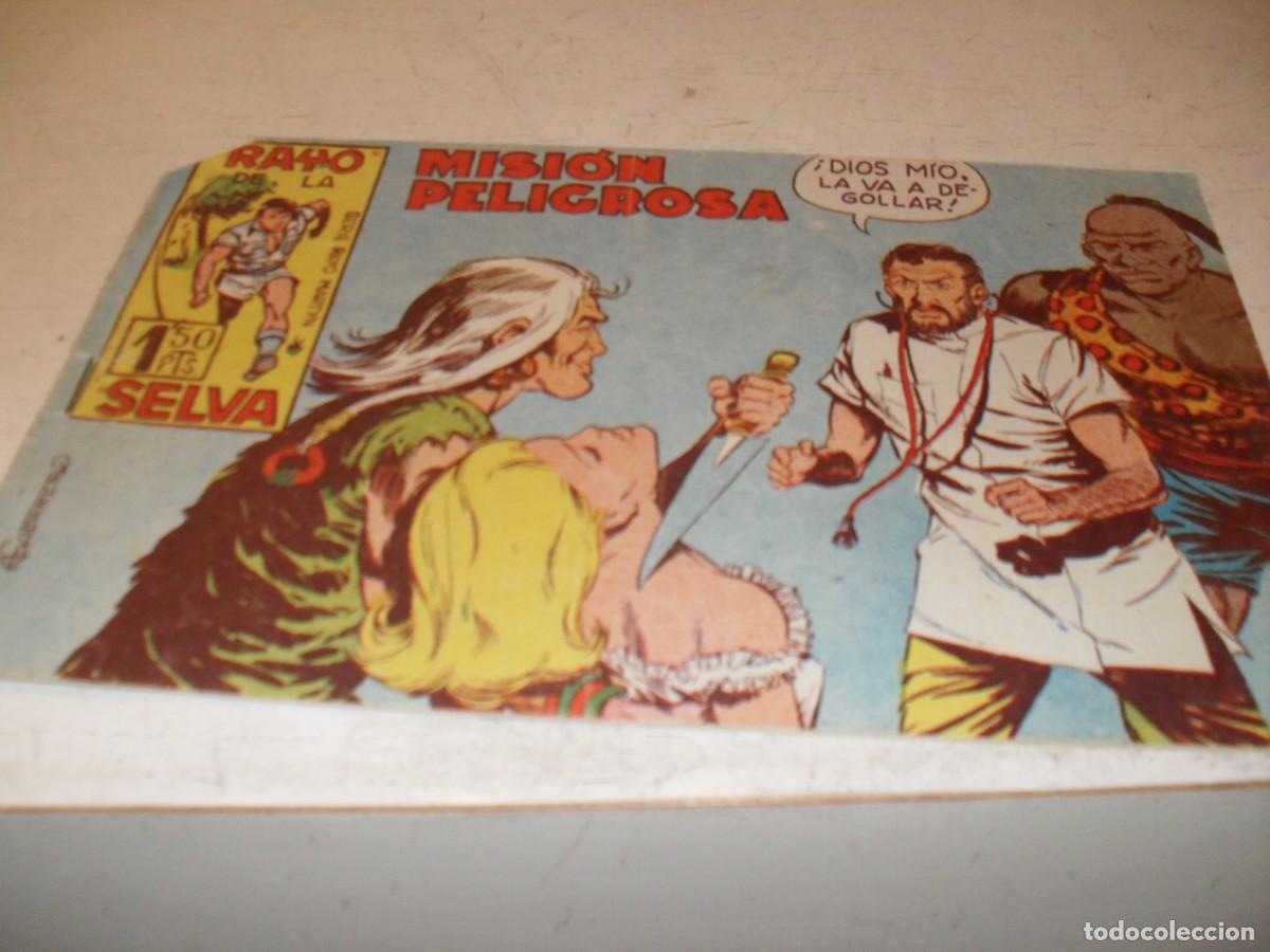 Tebeos: (ORIGINAL),RAYO DE LA SELVA N&ordm; 16,MISION PELIGROSA,DE A.GUERRERO,DE 83 ,MAGA,1960