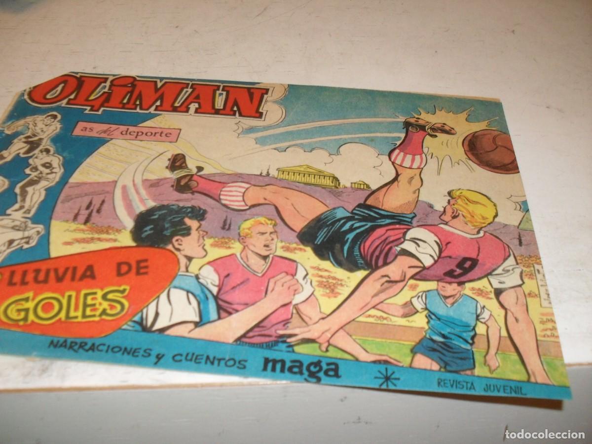 Tebeos: (ORIGINAL),OLIMAN N&ordm; 69,EN CONTRAPORTADA c.d.alcoyano infantil,DE 105 ,MAGA,1961