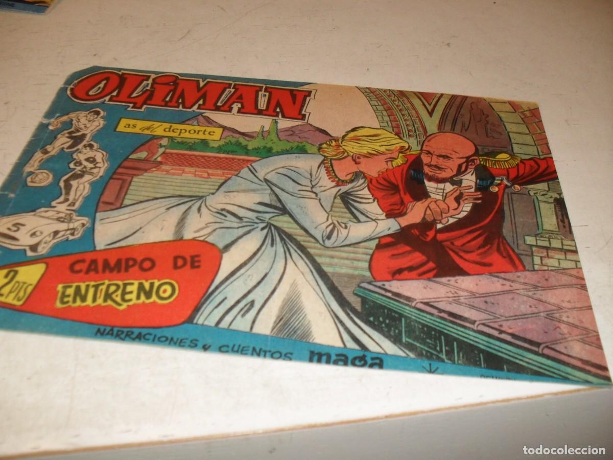 Tebeos: (ORIGINAL),OLIMAN N&ordm; 65,EN CONTRAPORTADA REAL INSTITUTO JOVELLANOS DE GUIJON,1960,DE 105 ,MAGA,1961
