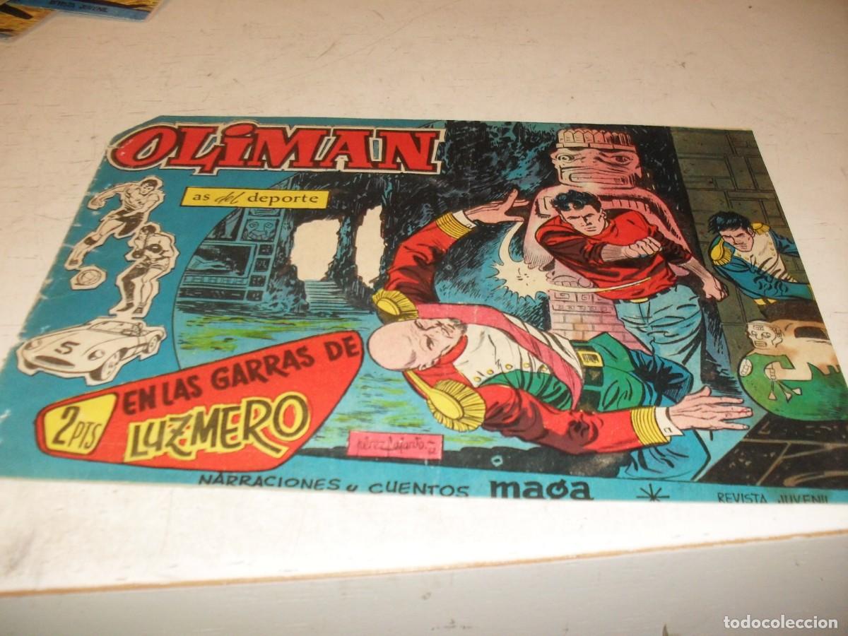 Tebeos: (ORIGINAL),OLIMAN N&ordm; 63,EN CONTRAPORTADA EQUIPO DEL COLEGIO SALESIANO DE MATARO,DE 105 ,MAGA,1961