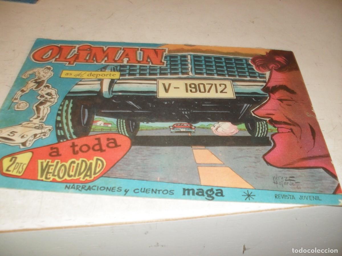 Tebeos: (ORIGINAL),OLIMAN N&ordm; 51,EN CONTRAPORTADA REAL CLUB CELTA,DE VIGO,DE 105 ,MAGA,1961