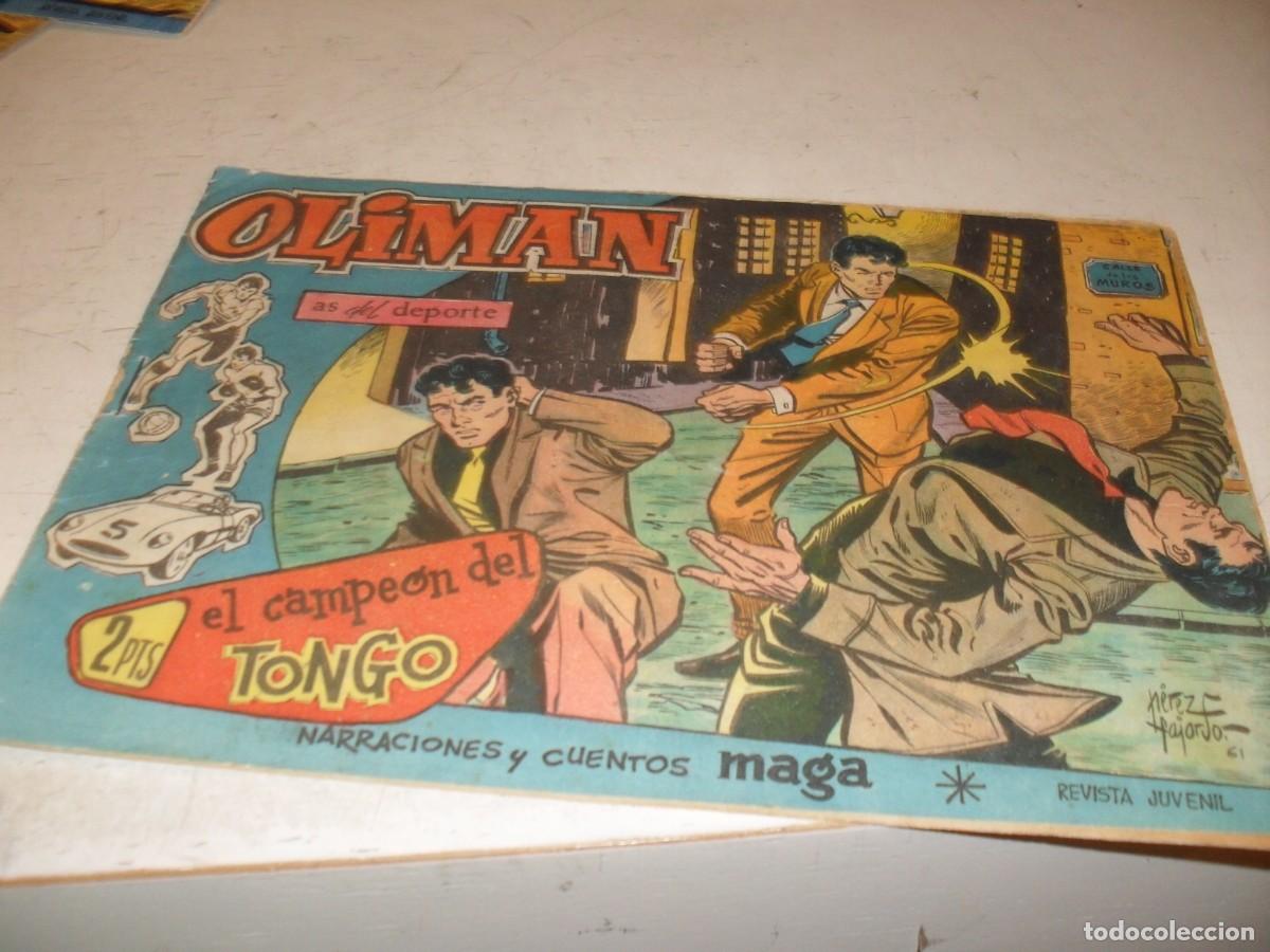 Tebeos: (ORIGINAL),OLIMAN N&ordm; 50,EN CONTRAPORTADA REAL GIJON CLUB DE FUTBOL,DE 105 ,MAGA,1961