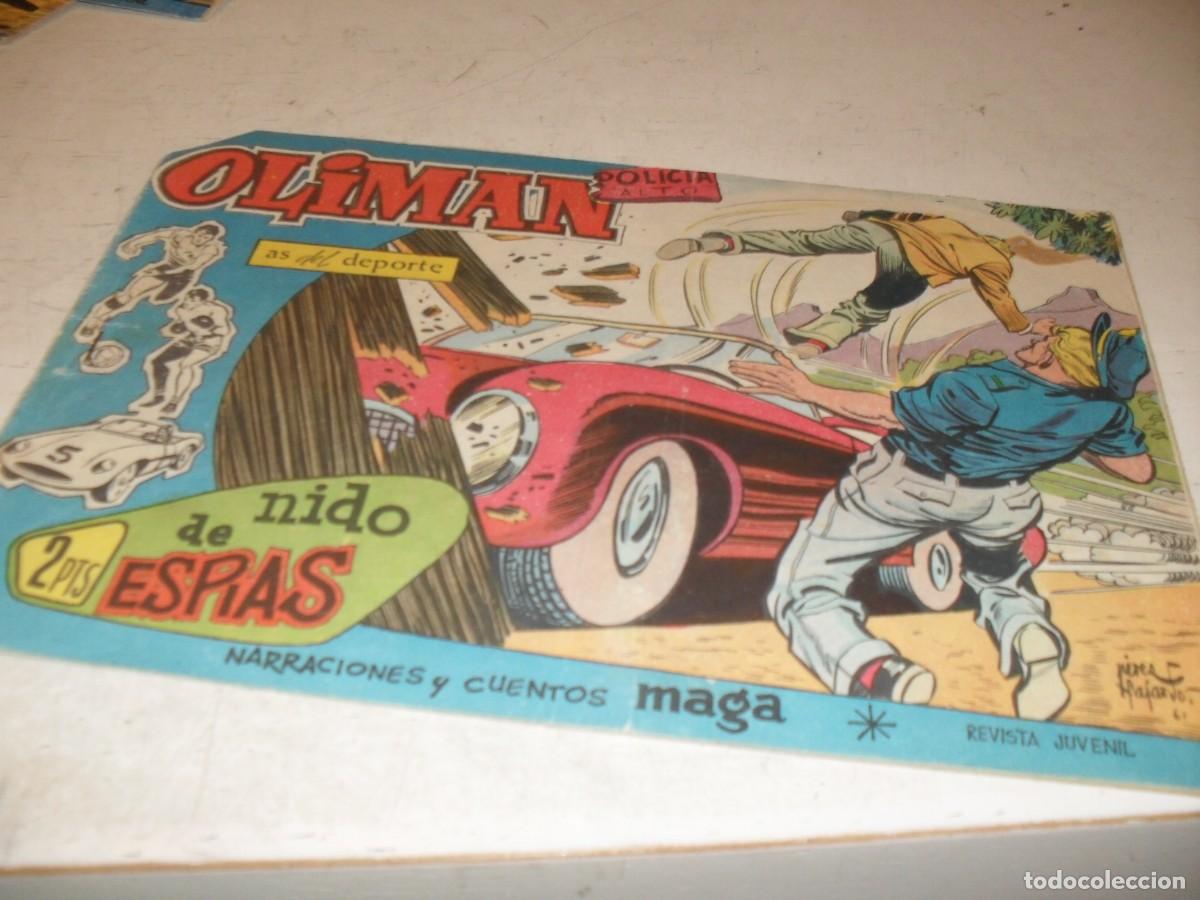 Tebeos: (ORIGINAL),OLIMAN N&ordm; 42,EN CONTRAPORTADA CLUB DEPORTIVO MESTALLA,DE 105 ,MAGA,1961