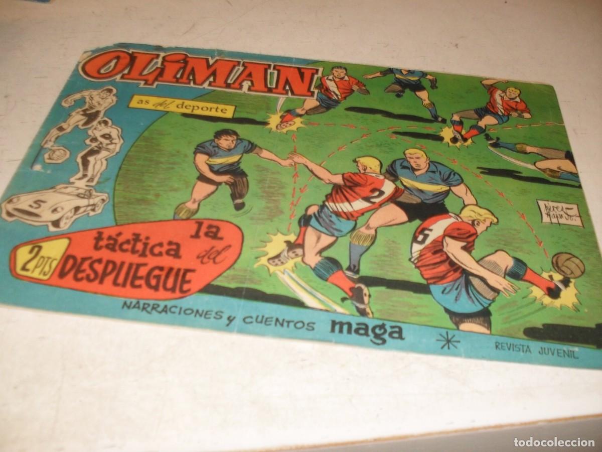 Tebeos: (ORIGINAL),OLIMAN N&ordm; 38,EN CONTRAPORTADA UNION DEPORTIVA LAS PALMAS,DE 105 ,MAGA,1961