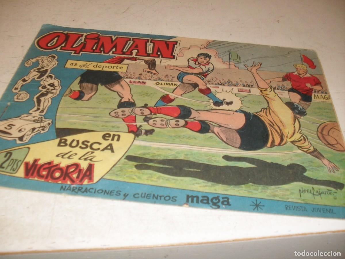 Tebeos: (ORIGINAL),OLIMAN N&ordm; 36,EN CONTRAPORTADA HERCULES,CLUB DE FUTBOL,ALICANTE,DE 105 ,MAGA,1961
