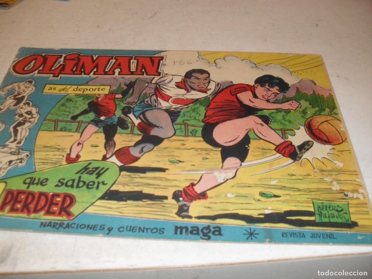 Tebeos: (ORIGINAL),OLIMAN N&ordm; 31,EN CONTRAPORTADA REAL VALLADOLID DEPORTIVO,DE 105 ,MAGA,1961
