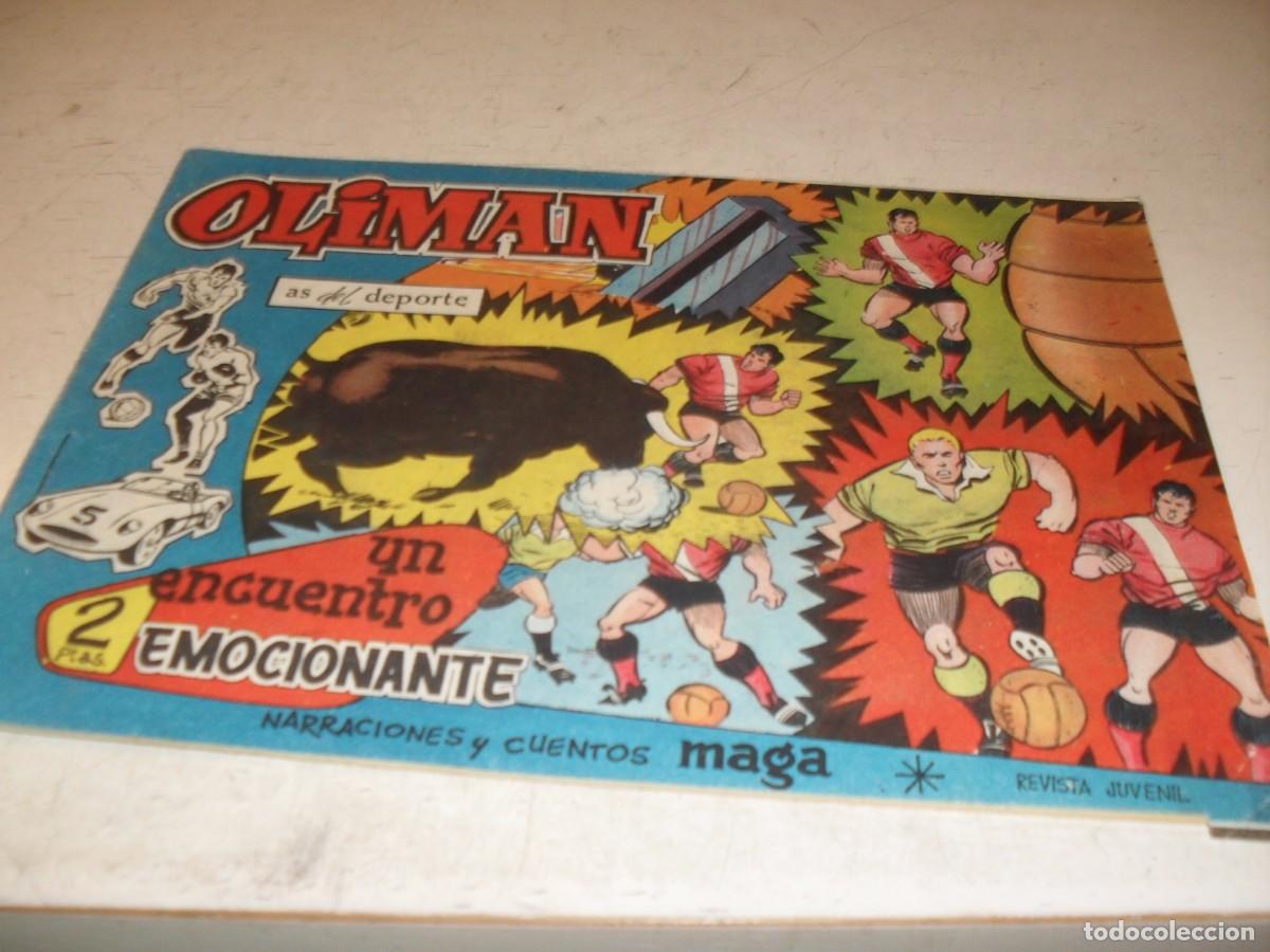 Tebeos: (ORIGINAL),OLIMAN N&ordm; 19,EN CONTRAPORTADA CLUB ATLETICO DE BILBAO,DE 105 ,MAGA,1961