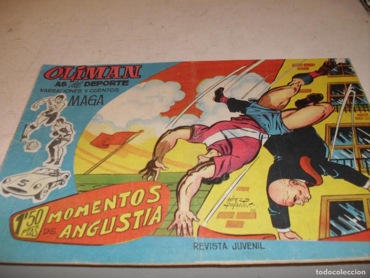 Tebeos: (ORIGINAL),OLIMAN N&ordm; 11,EN CONTRAPORTADA ENTREVISTA AL JUGADOR MARCOS ALONSO,DE 105 ,MAGA,1961