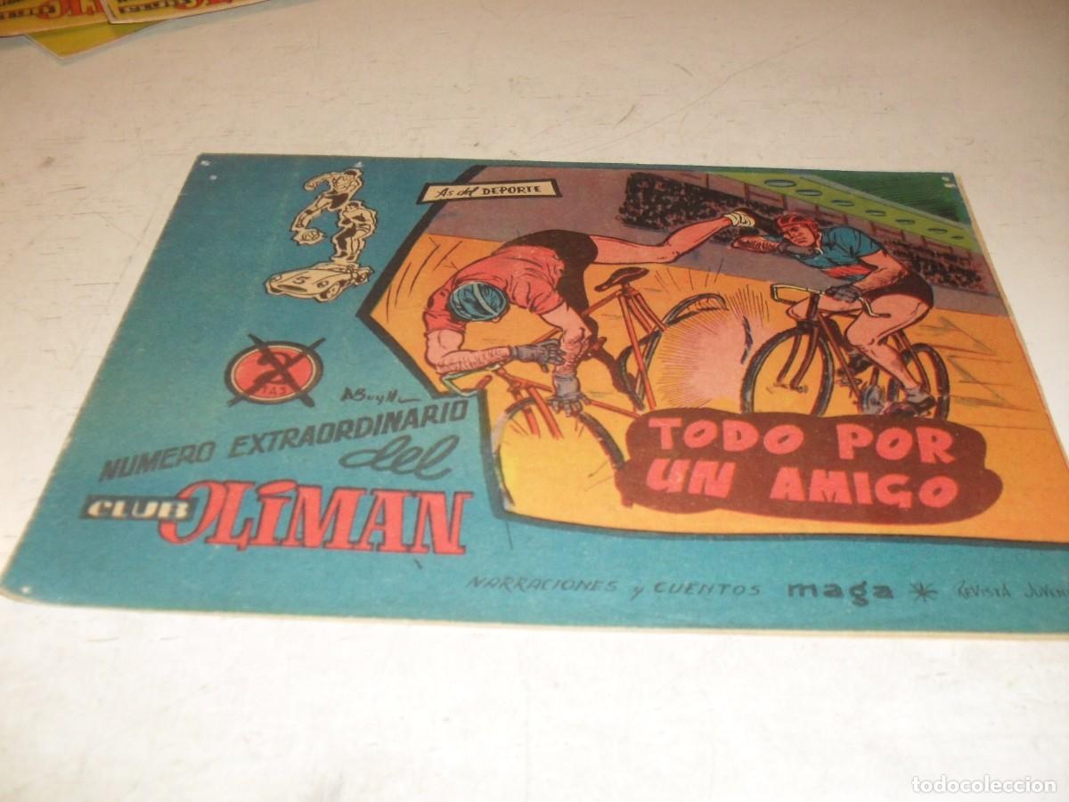 Tebeos: (ORIGINAL)N&ordm; EXTRAORDINARIO DEL CLUB OLIMAN N&ordm; 10,SOLO LAS CUBIERTAS,DE 30 ,MAGA,1963