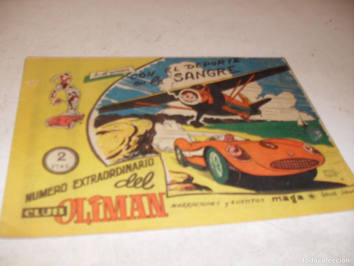 Tebeos: (ORIGINAL)N&ordm; EXTRAORDINARIO DEL CLUB OLIMAN N&ordm; 5,CON EL DEPORTE EN LA SANGRE,DE 30 ,MAGA,1963