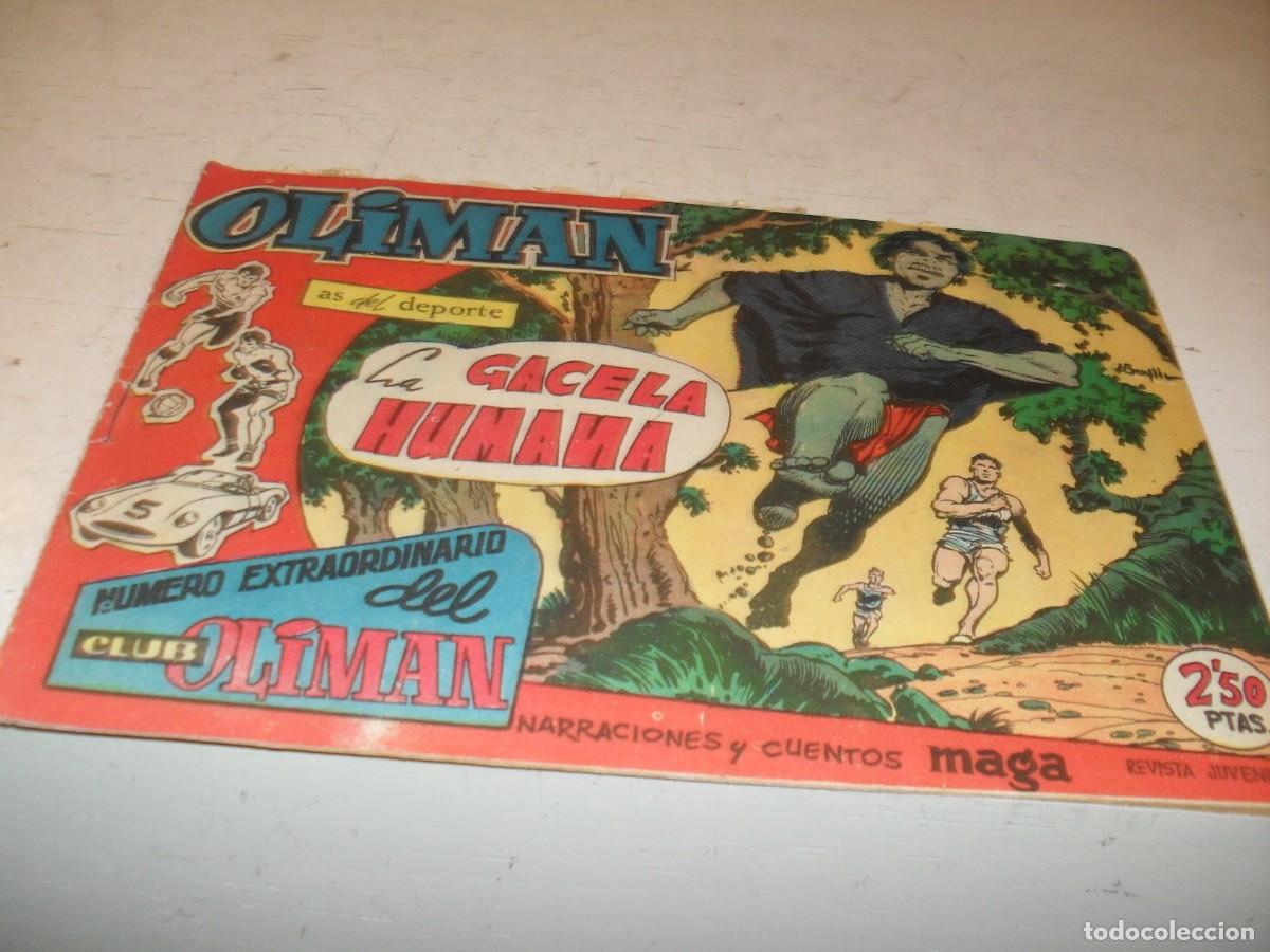 Tebeos: (ORIGINAL)N&ordm; EXTRAORDINARIO DEL CLUB OLIMAN N&ordm; 9,UN MISTERIOSO PERSONAJE,DE 24 ,MAGA,1961