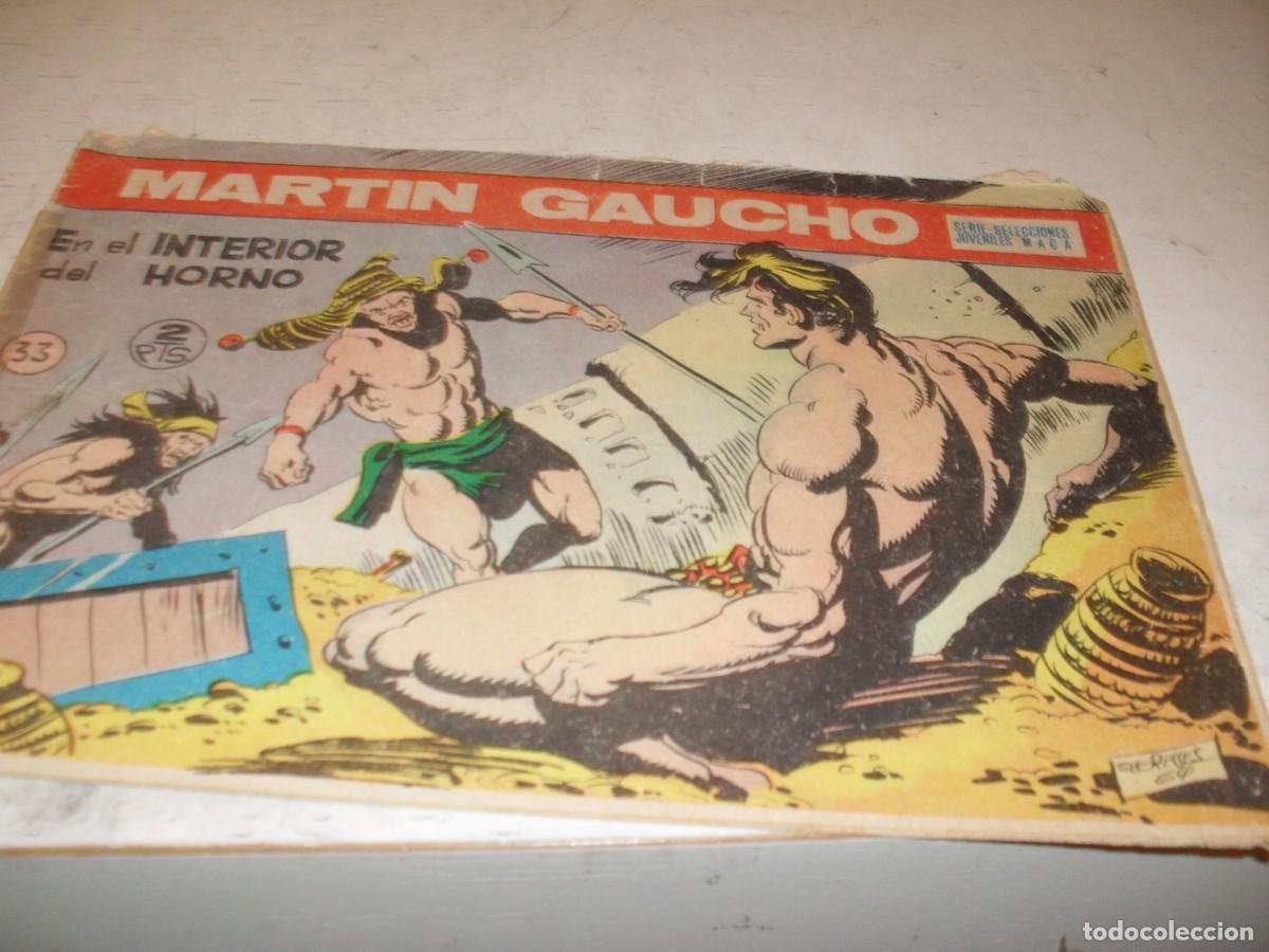 Tebeos: (ORIGINAL)MARTIN GAUCHO N&ordm; 33,EN EL INTERIOR DEL HORNO,DE SEGRELLES,DE 50 ,MAGA,1964