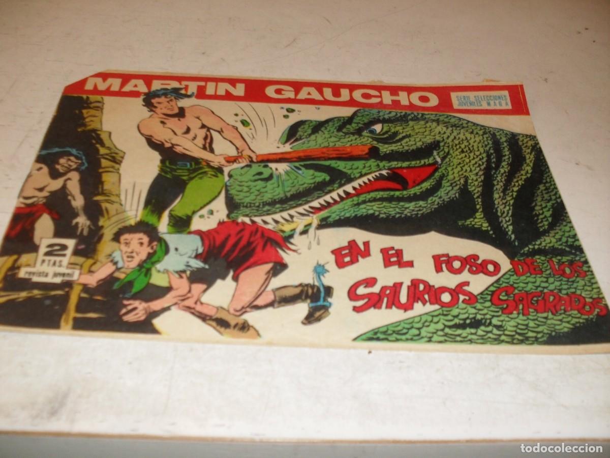 Tebeos: (ORIGINAL)MARTIN GAUCHO N&ordm; 24,EN EL FOSO DE LOS SAURIOS SAGRADOS,DE SEGRELLES,DE 50 ,MAGA,1964