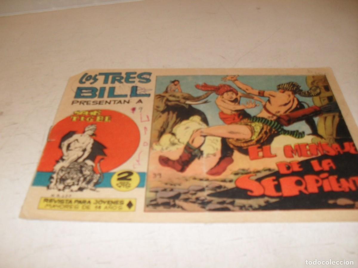 Tebeos: (ORIGINAL),SAHIB TIGRE N&ordm; 39,EL MENSAJE DE LA SERPIENTE,DE 45 ,MAGA,1964