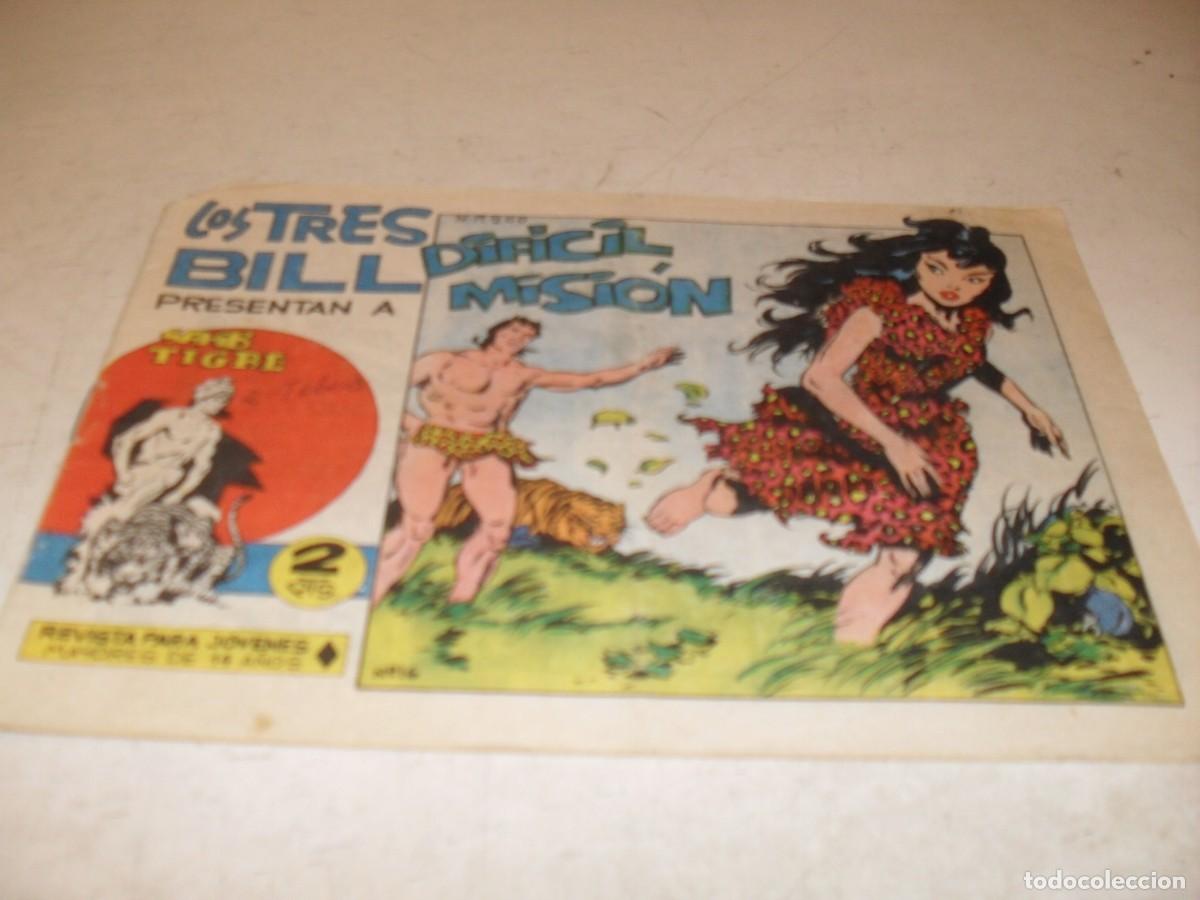 Tebeos: (ORIGINAL),SAHIB TIGRE N&ordm; 16,DIFICIL MISION,DE 45 ,MAGA,1964