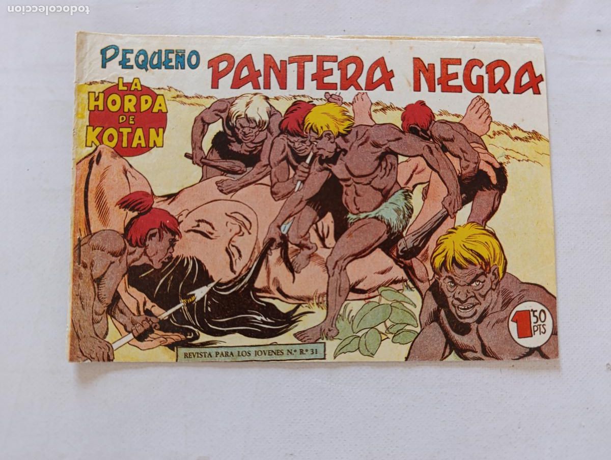 Tebeos: PEQUE&Ntilde;O PANTERA NEGRA N&ordm; 134 - ORIGINAL - MAGA (HV)