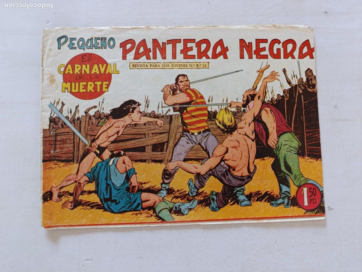 Tebeos: PEQUE&Ntilde;O PANTERA NEGRA N&ordm; 140 - ORIGINAL - MAGA (HV)