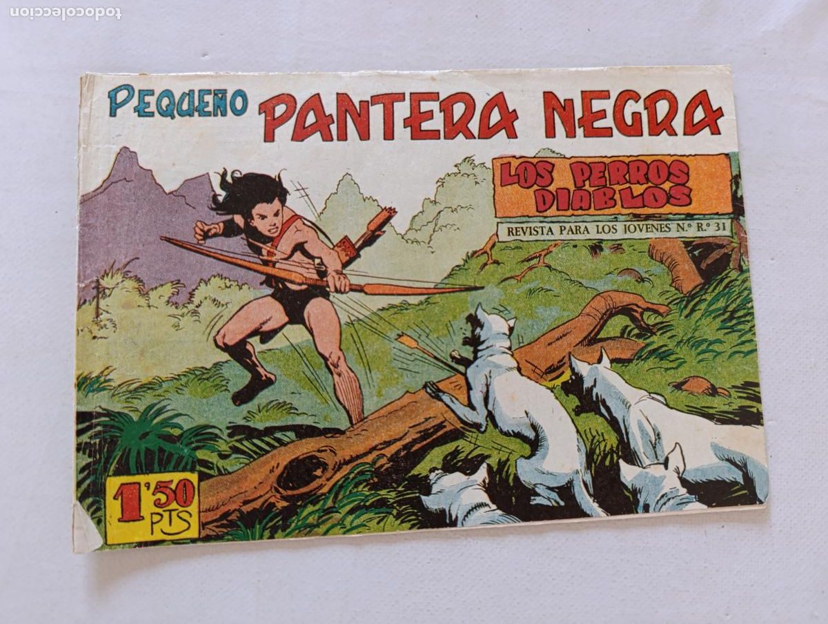 Tebeos: PEQUE&Ntilde;O PANTERA NEGRA N&ordm; 142 - ORIGINAL - MAGA (HV)