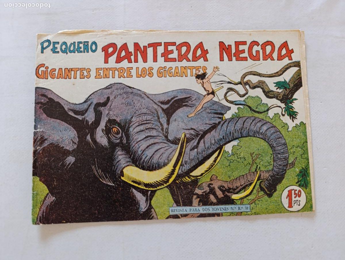 Tebeos: PEQUE&Ntilde;O PANTERA NEGRA N&ordm; 154 - ORIGINAL - MAGA (HV)