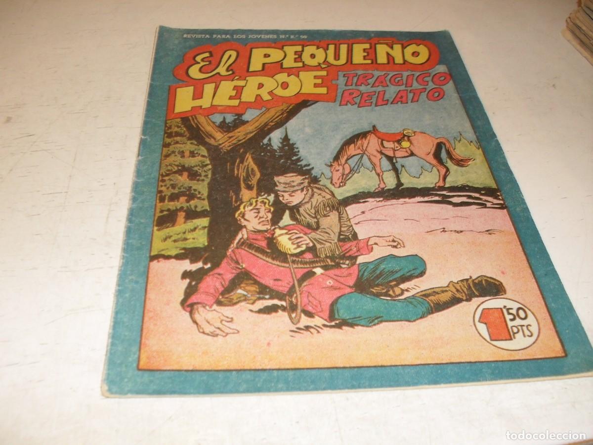 Tebeos: (ORIGINAL),EL PEQUE&Ntilde;O HEROE N&ordm; 110,TRAGICO RELATO,DE 120 ,MAGA,1957