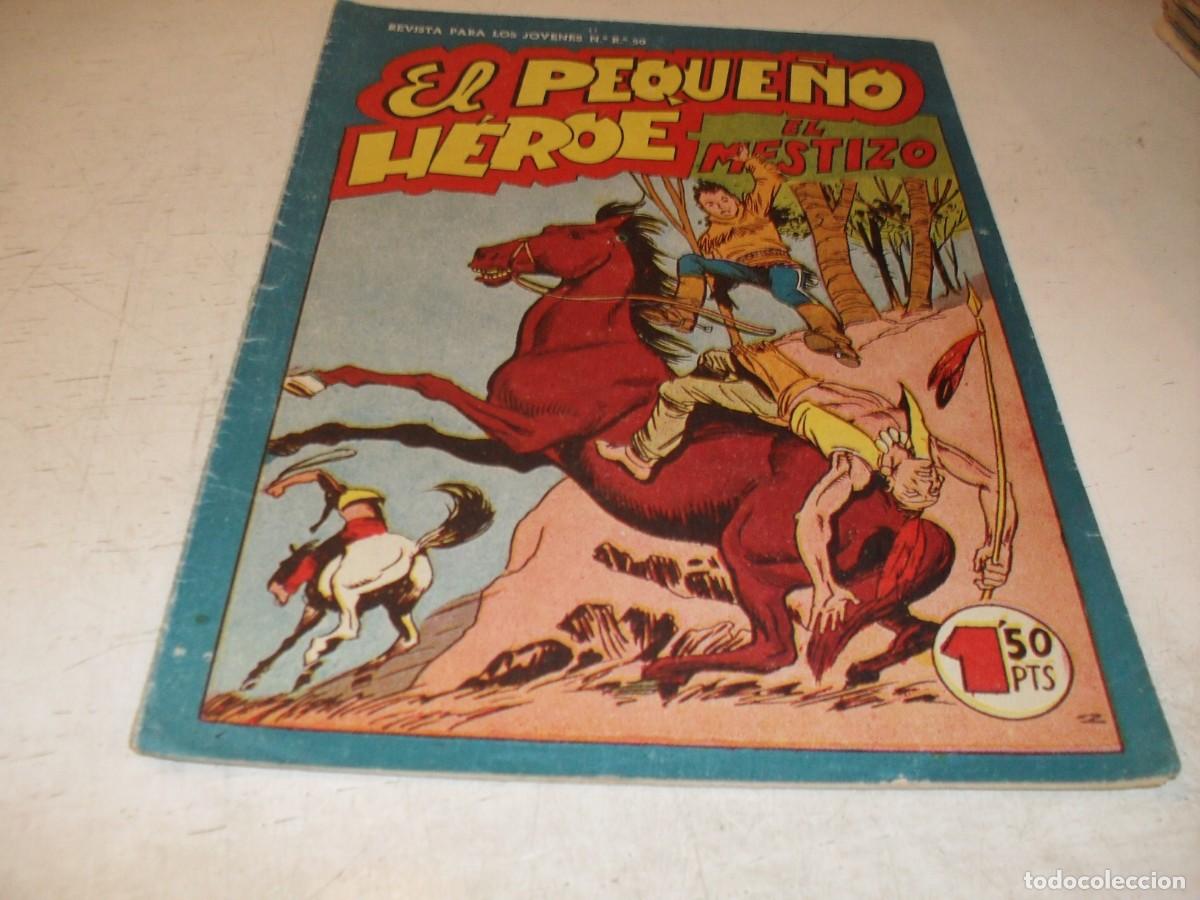 Tebeos: (ORIGINAL),EL PEQUE&Ntilde;O HEROE N&ordm; 109,EL MESTIZO,DE 120 ,MAGA,1957