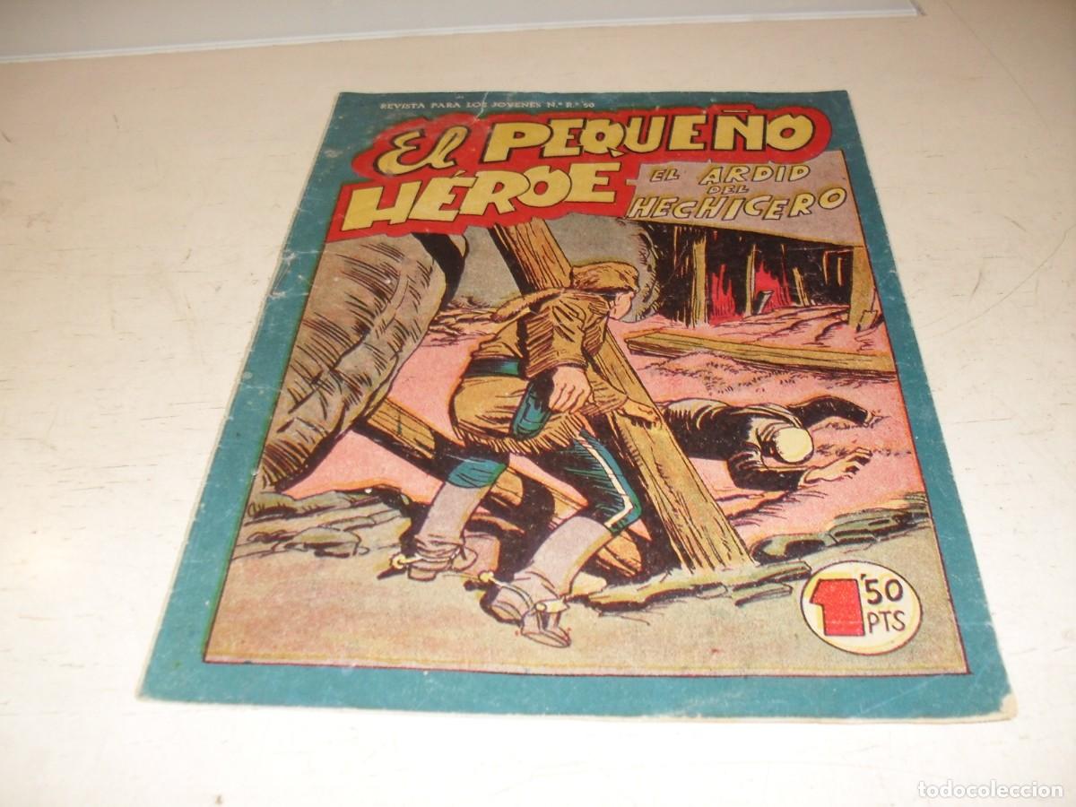 Tebeos: (ORIGINAL),EL PEQUE&Ntilde;O HEROE N&ordm; 107,EL ARDID DEL HECHICERO,DE 120 ,MAGA,1957