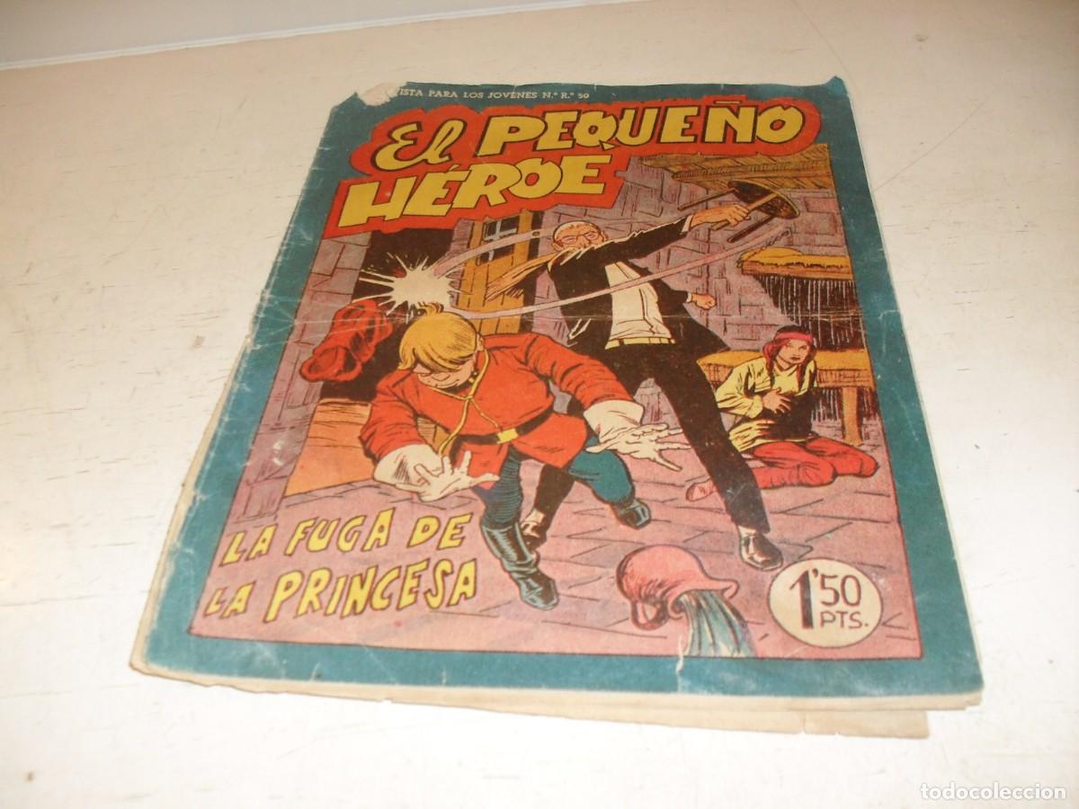 Tebeos: (ORIGINAL),EL PEQUE&Ntilde;O HEROE N&ordm; 105,LA FUGA DE LA PRINCESA,DE 120 ,MAGA,1957
