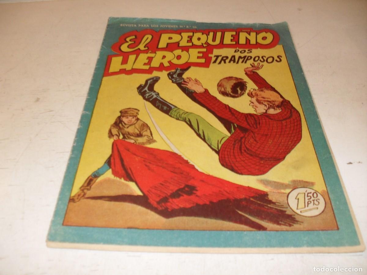 Tebeos: (ORIGINAL),EL PEQUE&Ntilde;O HEROE N&ordm; 92,DOS TRAMPOSOS,DE 120 ,MAGA,1957