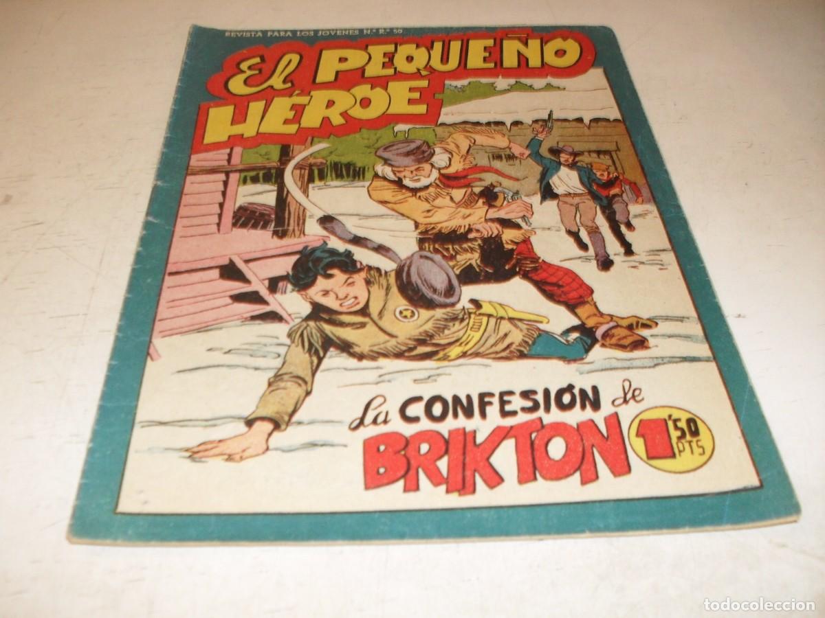 Tebeos: (ORIGINAL),EL PEQUE&Ntilde;O HEROE N&ordm; 87,LA CONFESION DE BRIKTON,DE 120 ,MAGA,1957