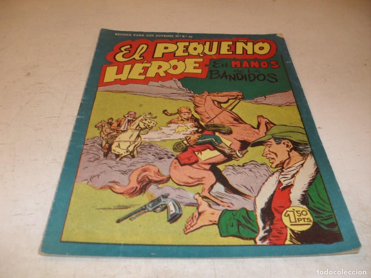 Tebeos: (ORIGINAL),EL PEQUE&Ntilde;O HEROE N&ordm; 77,EN MANOS DE LOS BANDIDOS,DE 120 ,MAGA,1957